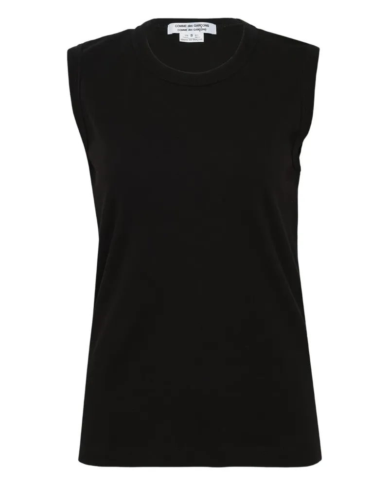 Comme des Garçons cotton sleeveless vest - Schwarz Schwarz