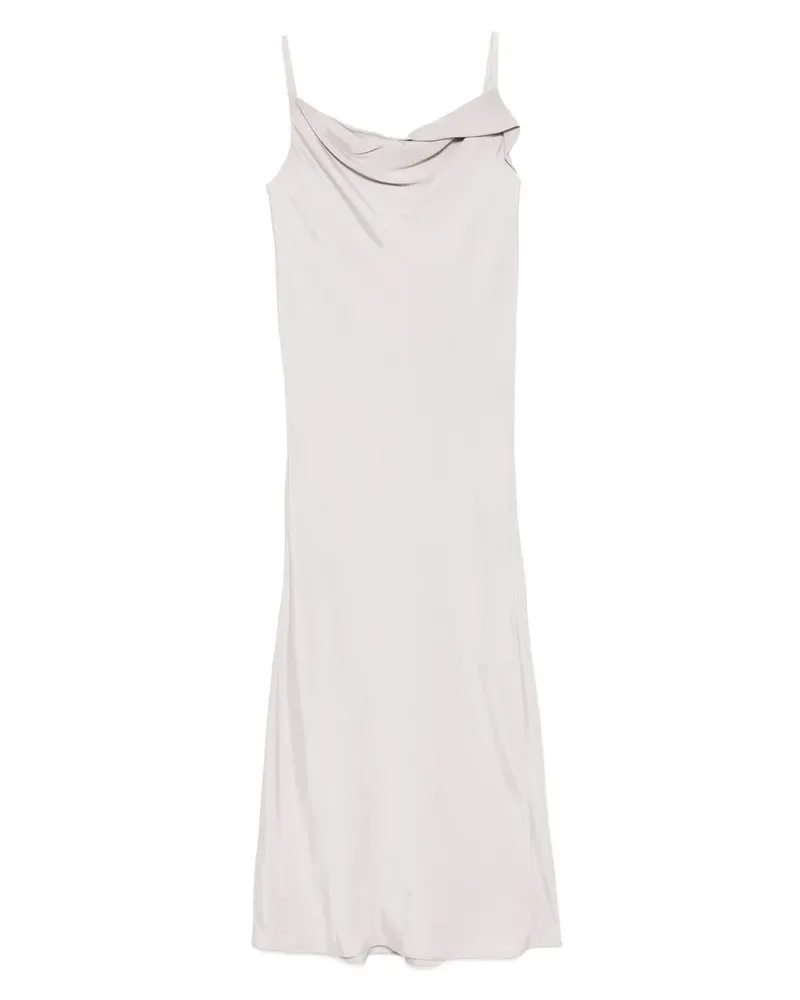 RECTO Drapiertes Kleid - Grau Grau