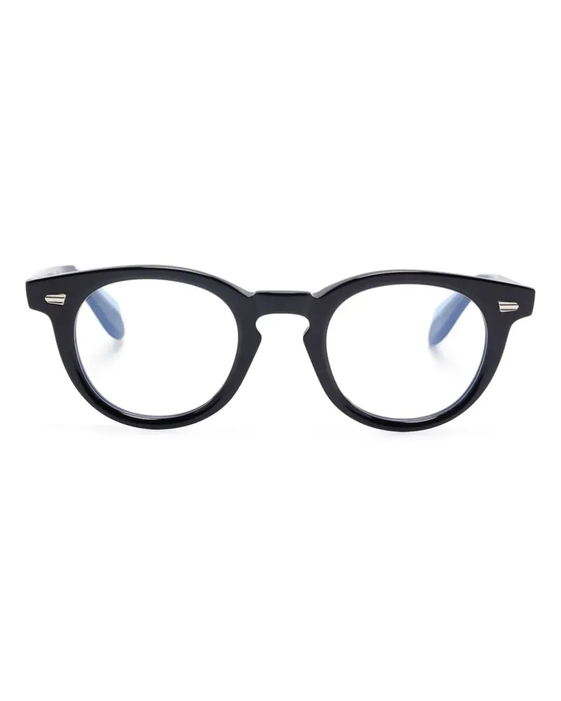 Cutler and Gross Brille mit rundem Gestell - Blau Blau