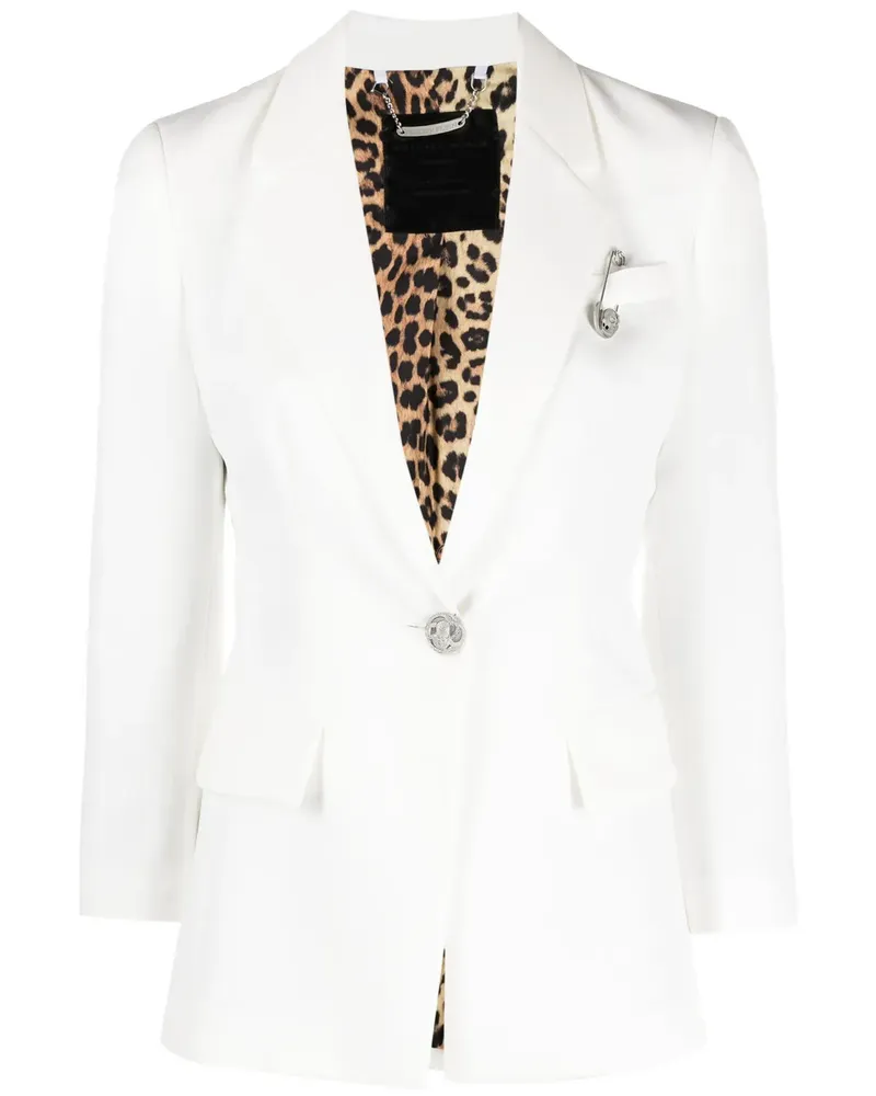 Philipp Plein Klassischer Blazer - Weiß Weiß