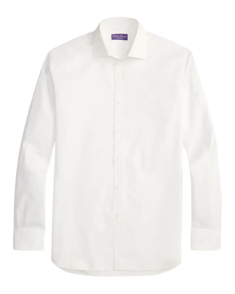 Ralph Lauren Twill-Hemd mit Rautenmuster - Weiß Weiß