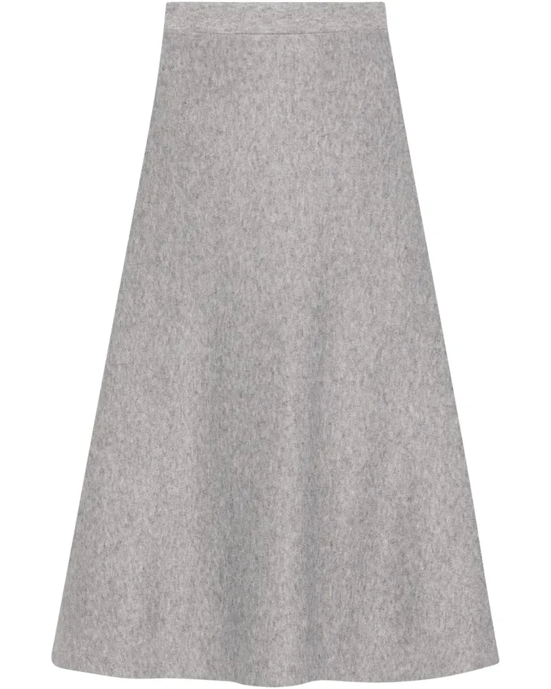 Rosetta Getty Ausgestellter Midirock - Grau Grau