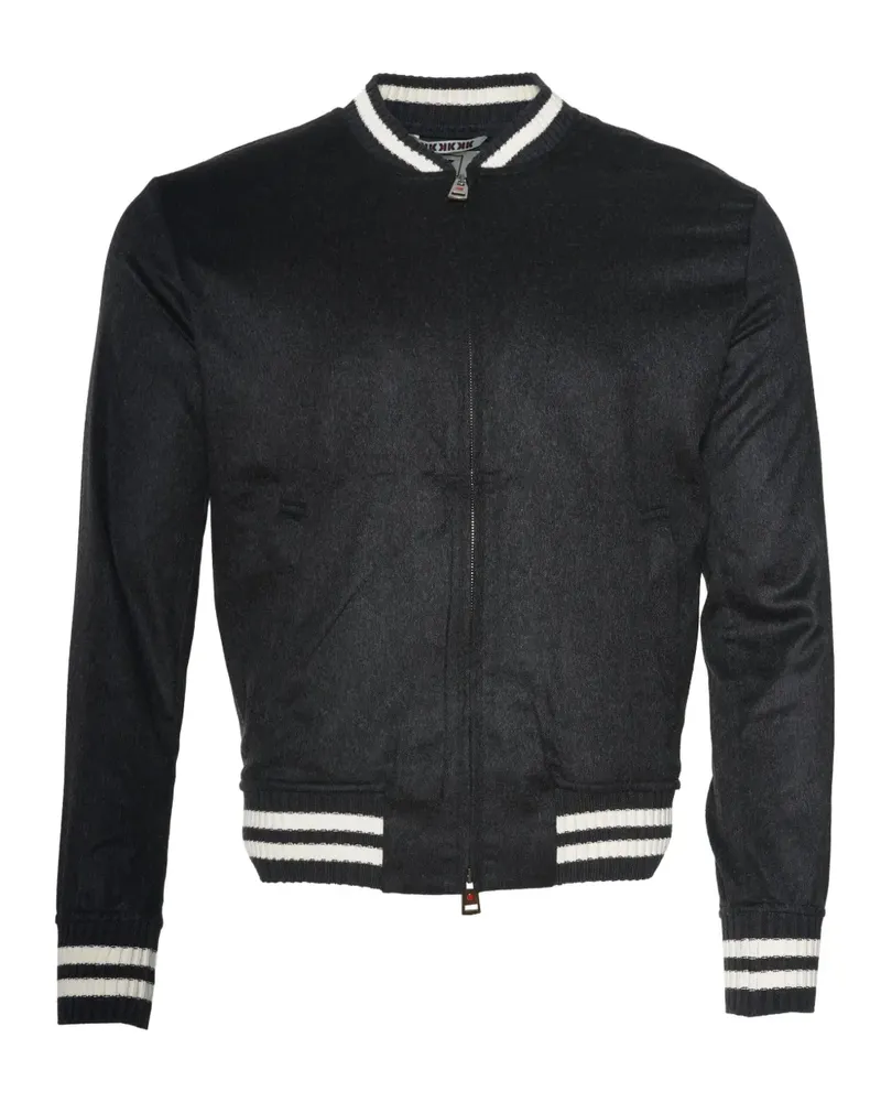 KIRED Jacke aus Kaschmir mit geripptem Saum - Schwarz Schwarz