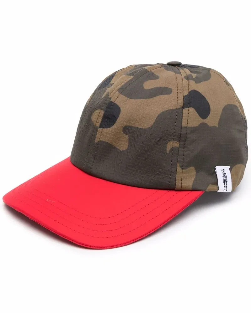 MACKINTOSH Raintec Baseballkappe mit Camouflage-Print - Grün Grün