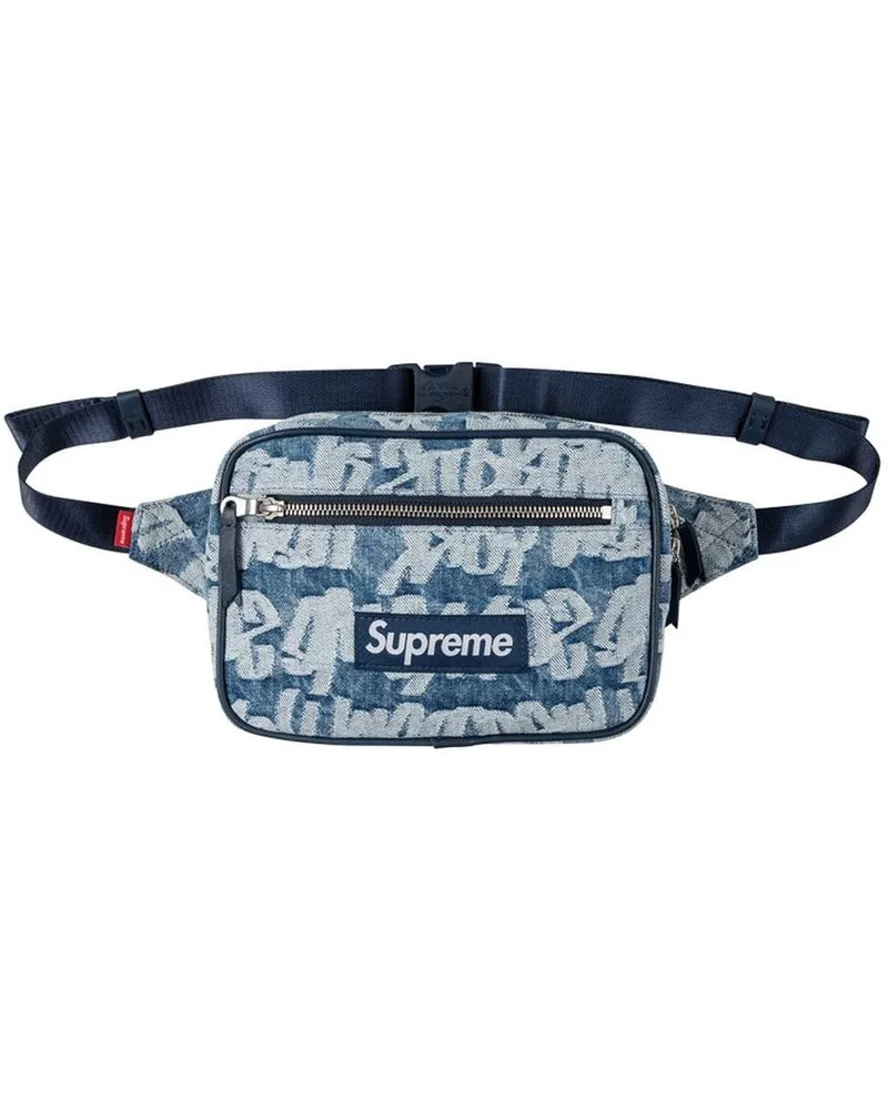 Supreme Being Gürteltasche mit Jacquard-Logo Blau