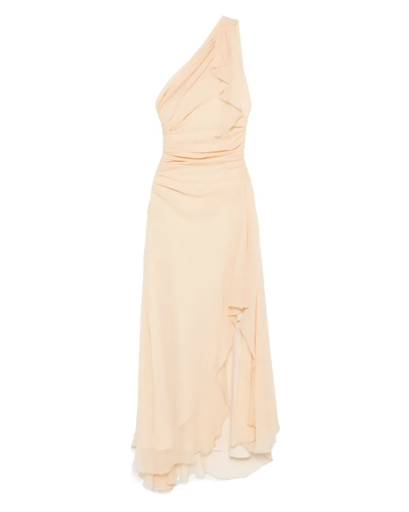 Victoria Beckham Gerafftes Maxikleid - Gelb Gelb