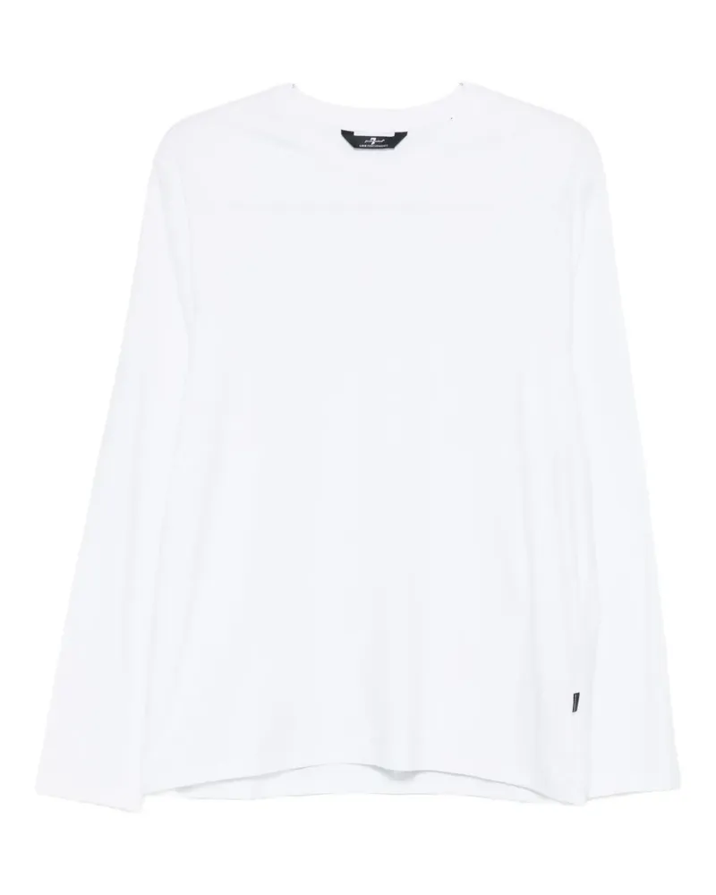 7 for all mankind long-sleeve T-shirt - Weiß Weiß