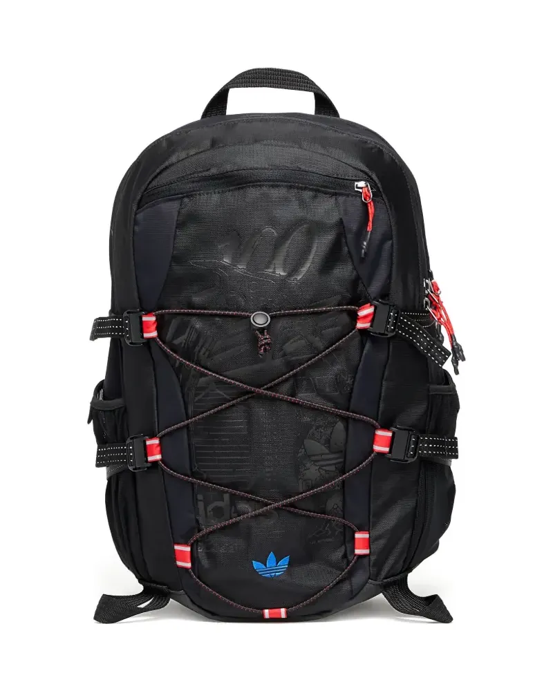 adidas x 100 Thieves logo-print backpack - Schwarz Schwarz