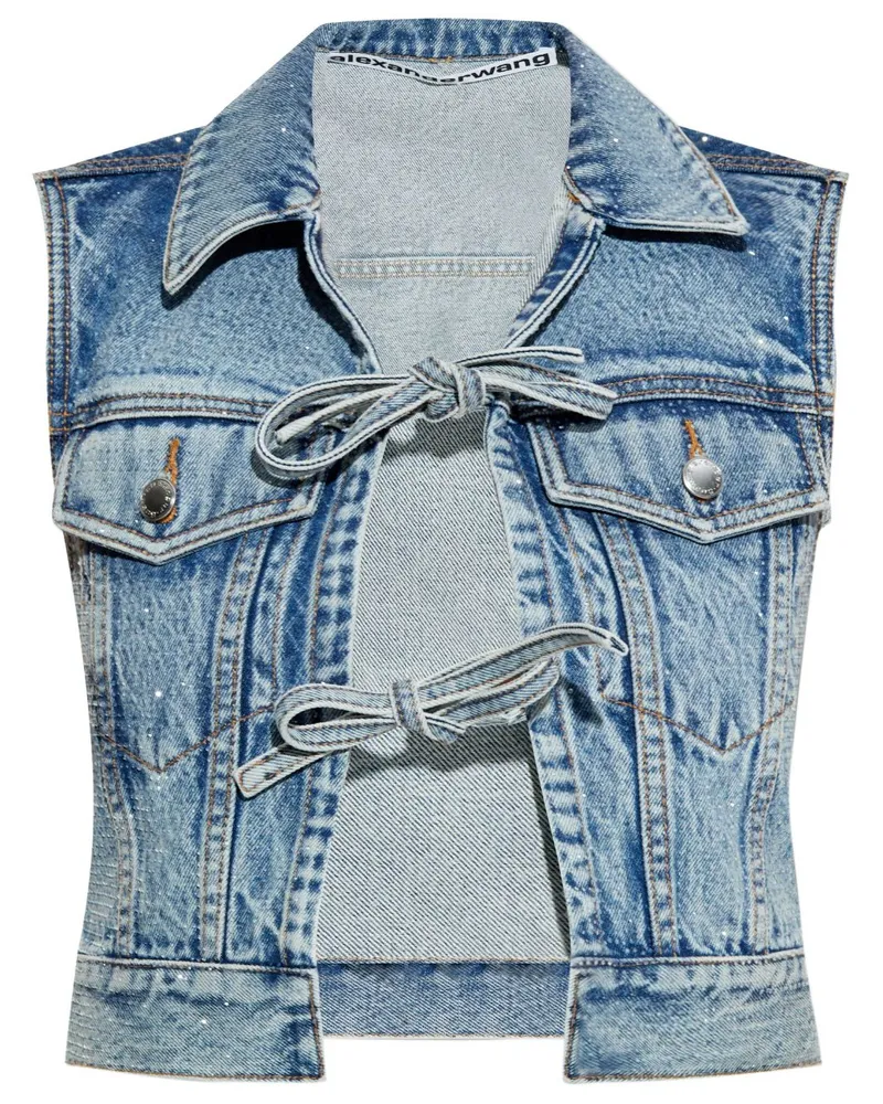 Alexander Wang Oberteil aus Denim - Blau Blau