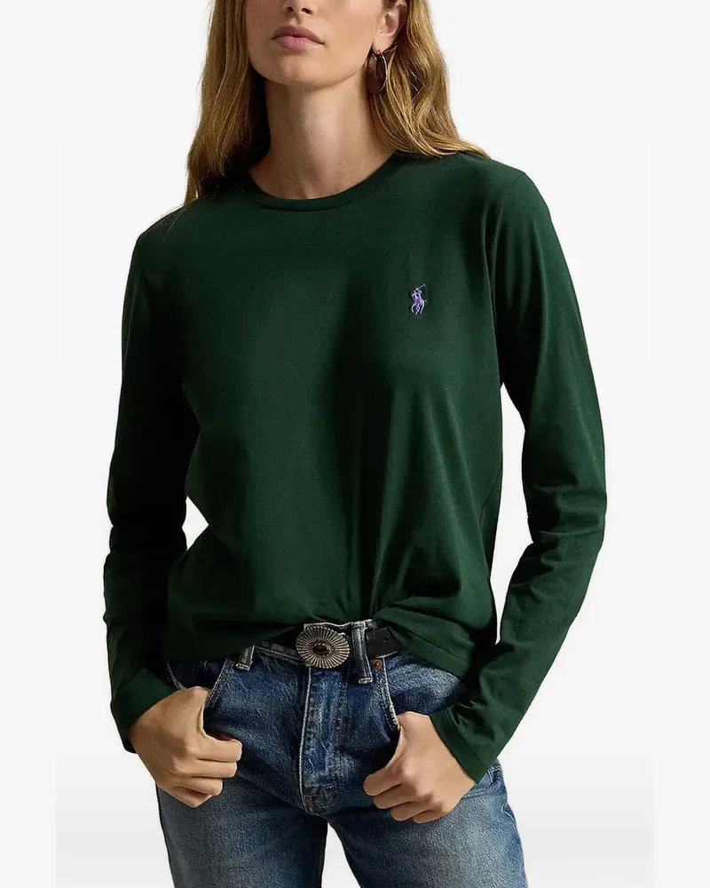 Ralph Lauren Classic Fit Langarmshirt - Grün Grün