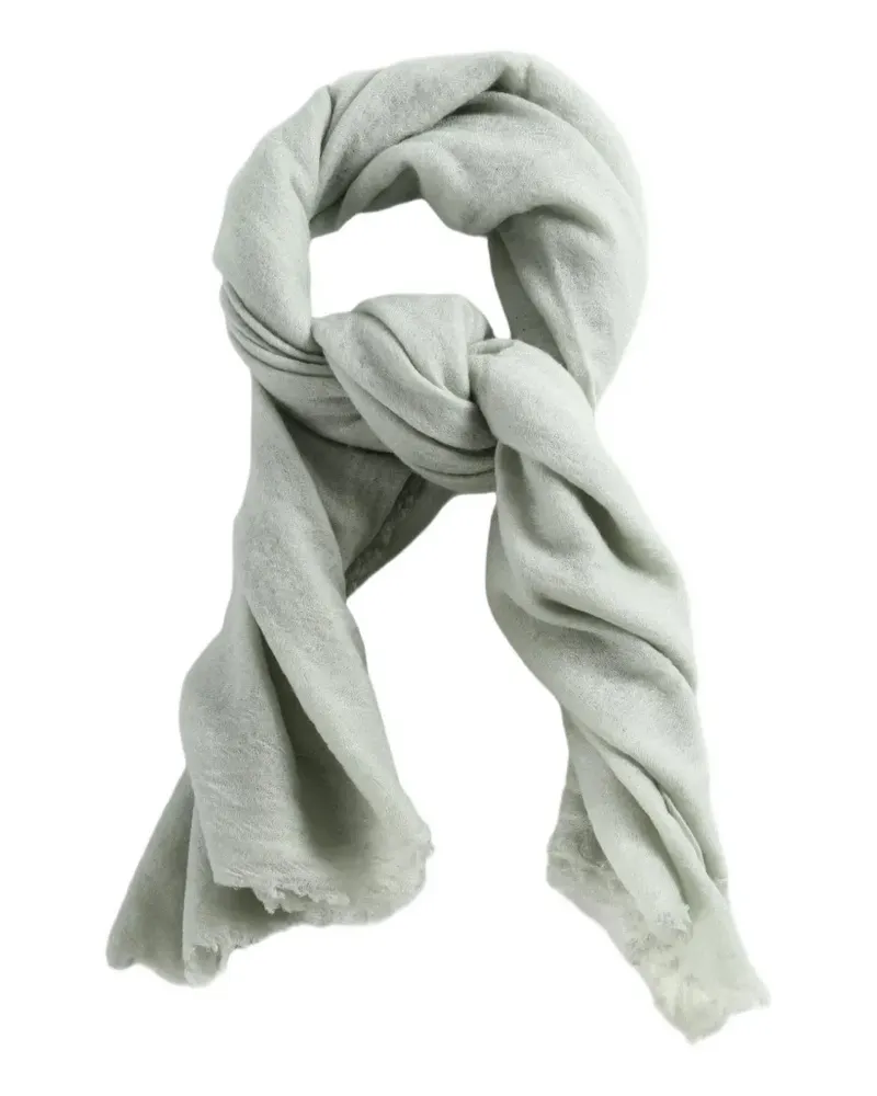 Frenckenberger fringed-edge scarf - Grün Grün