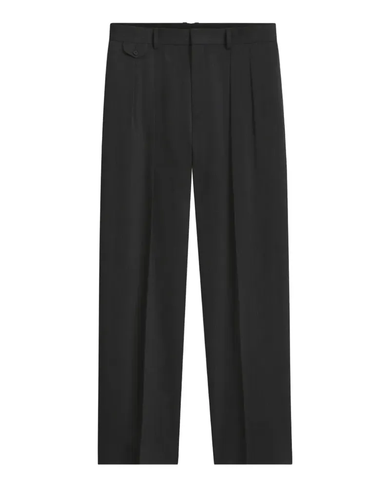 HUGO BOSS By Beckham Hose mit Falten - Grau Grau