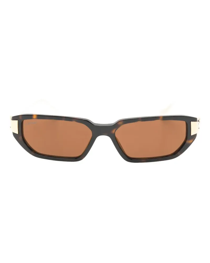 Cartier Panthère de Cartier rectangle-frame sunglasses - Braun Braun