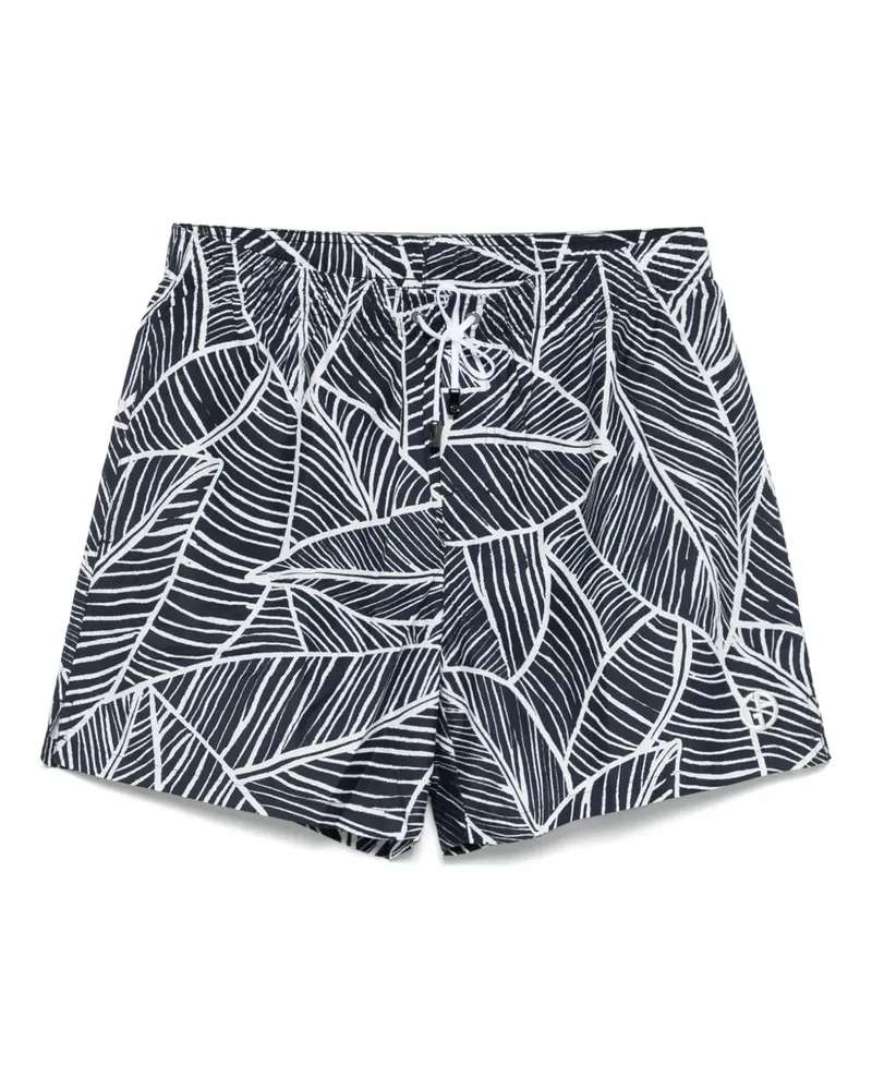 Giorgio Armani Badeshorts mit Print - Blau Blau