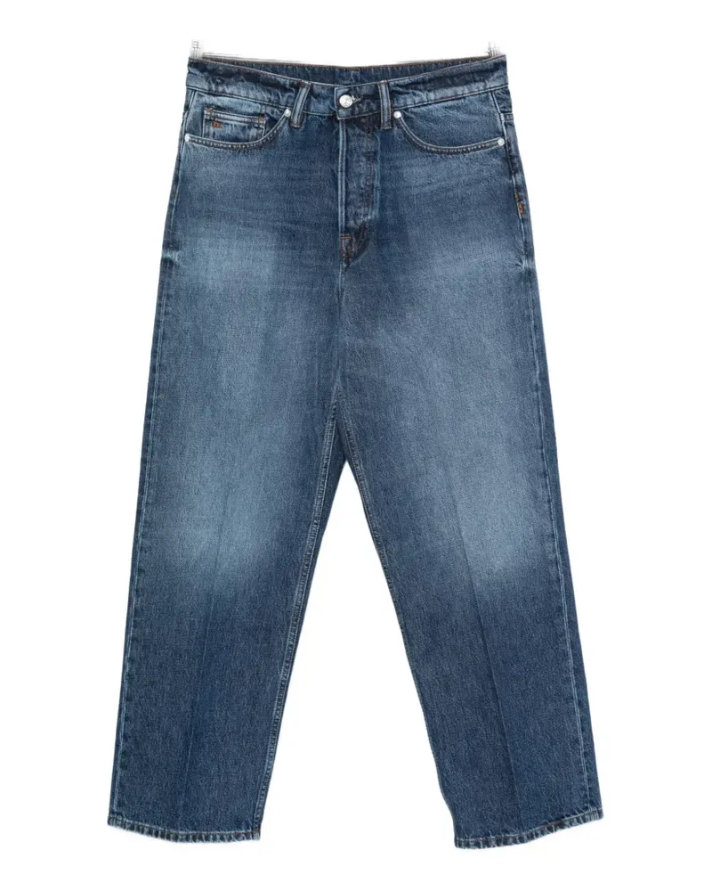 nine:inthe:morning Icaro faded straight-leg jeans - Blau Blau