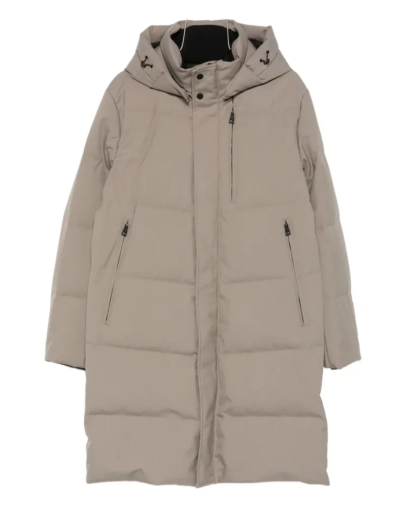 DUNO zip detail hooded jacket - Nude Nude