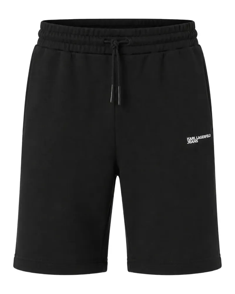 Karl Lagerfeld logo-print jersey shorts - Schwarz Schwarz