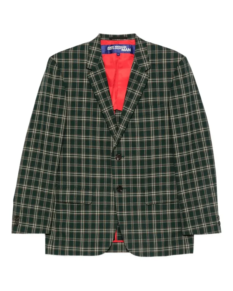 Junya Watanabe 2004 checked jacket - Grün Grün