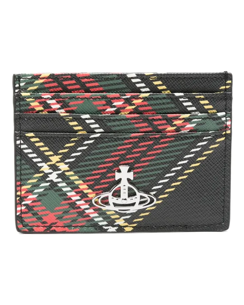 Vivienne Westwood Gemustertes Kartenetui - Schwarz Schwarz