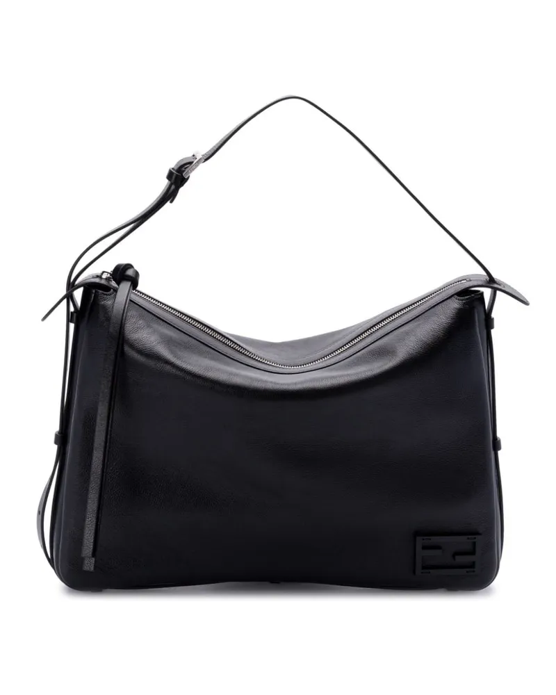 Fendi Große Simply Schultertasche - Schwarz Schwarz