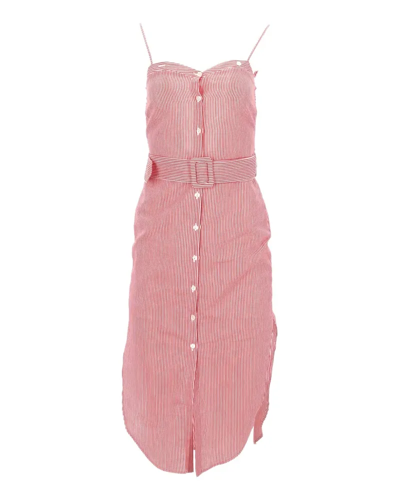 Nanushka Gestreiftes Midikleid - Rot Rot