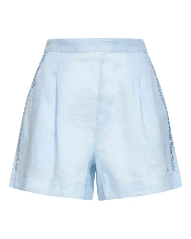 MC2 Saint Barth Amani broderie-anglaise shorts - Blau Blau