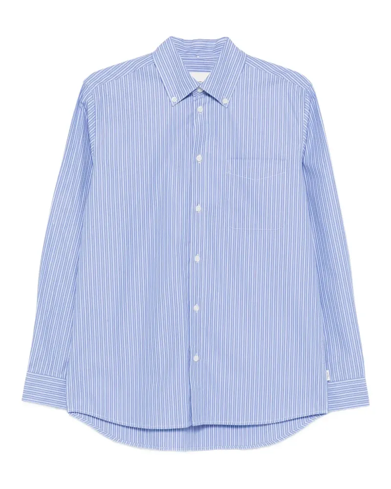LES DEUX Gestreiftes Hemd - Blau Blau