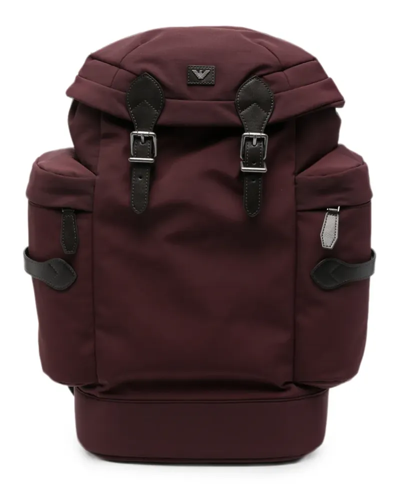 Emporio Armani buckle-fastening backpack - Rot Rot