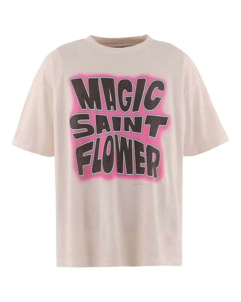 SAINT MXXXXXX graphic-print T-shirt - Weiß Weiß