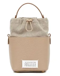 Maison Margiela Kleine 5AC Beuteltasche Nude