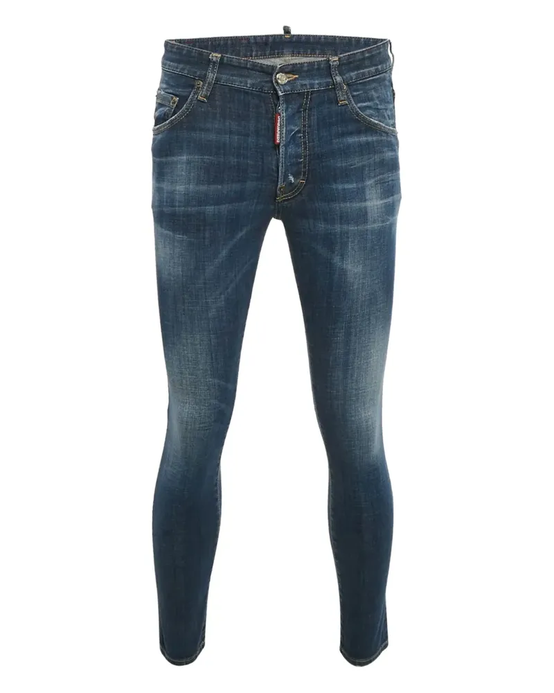Dsquared2 Pre-owned ausgeblichene Jeans - Blau Blau