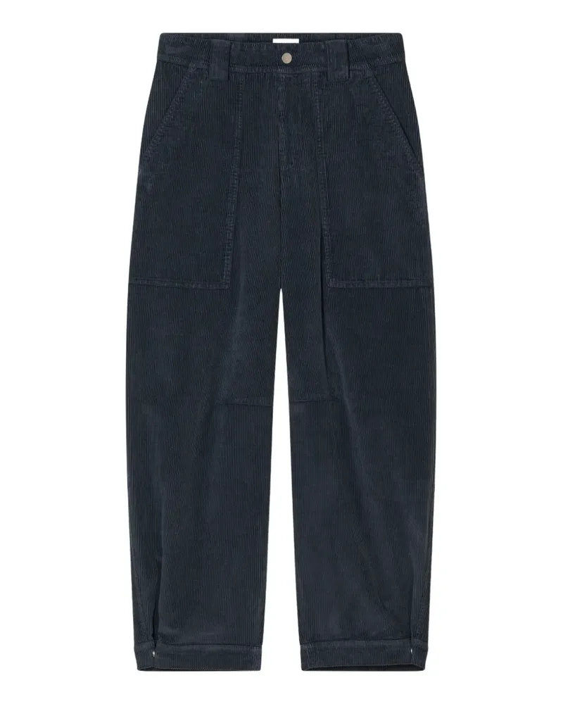 Closed Rhannon Straight-Leg-Hose aus Cord - Blau Blau