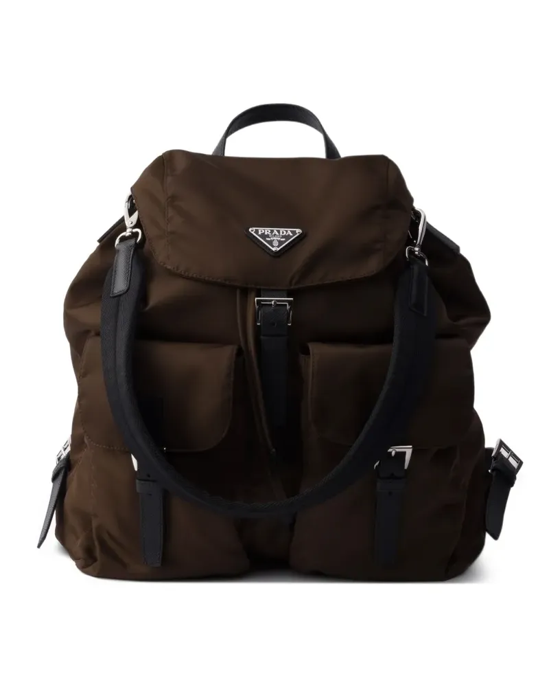 Prada Rucksack mit Vordertasche - Braun Braun