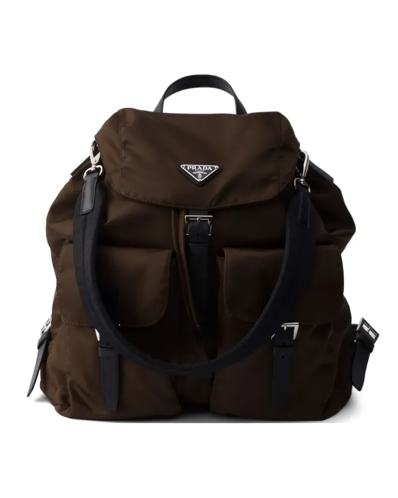 Prada front-pockets backpack - Braun Braun