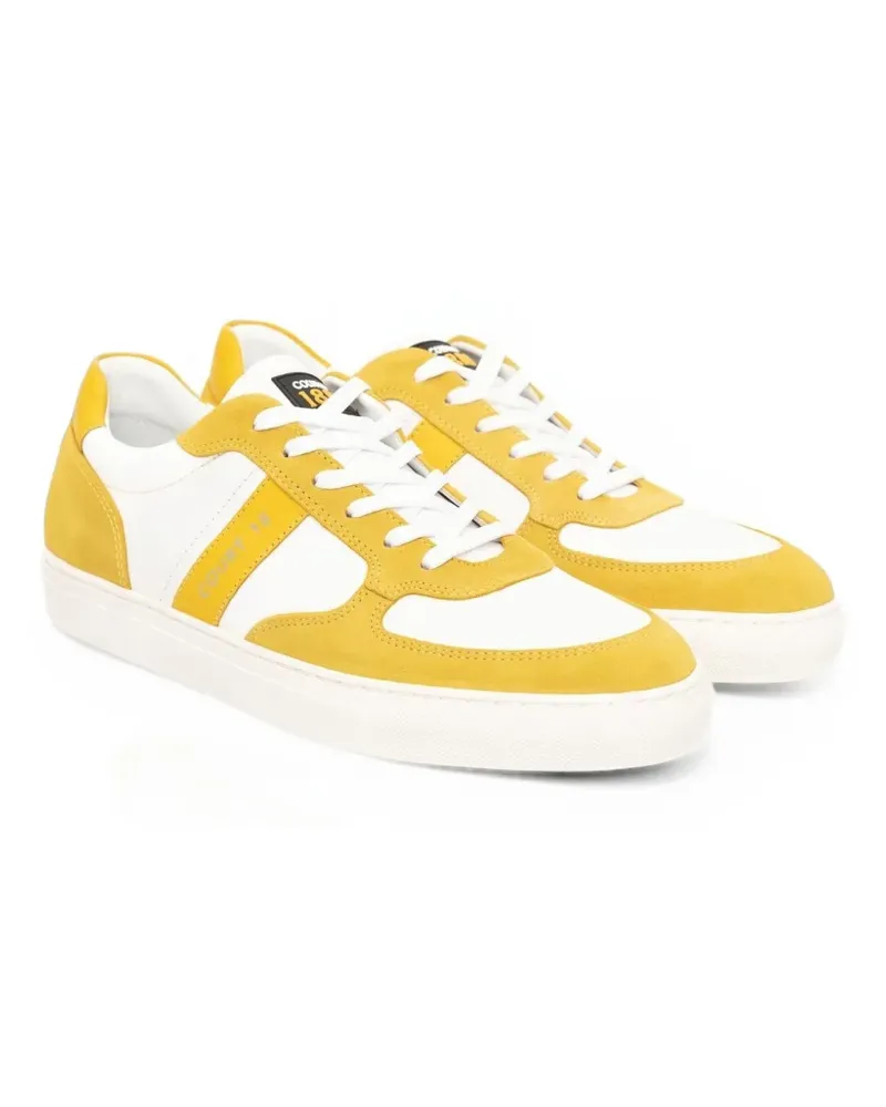 Cerruti 1881 Sneakers mit Wildlederbesatz - Gelb Gelb