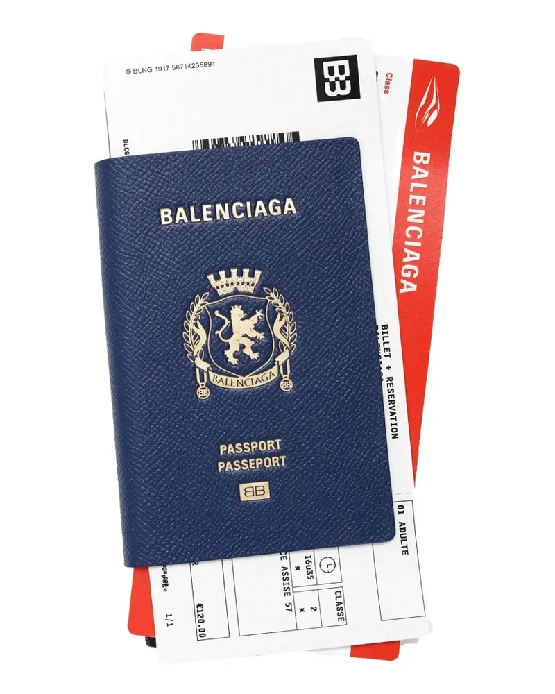 Balenciaga Pass-Etui - Blau Blau