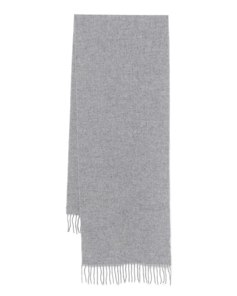 Ralph Lauren Schal mit Logo-Stickerei - Grau Grau
