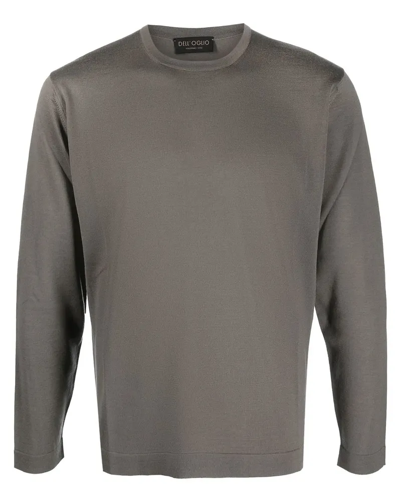Dell'oglio Fein gestrickter Pullover - Grau Grau