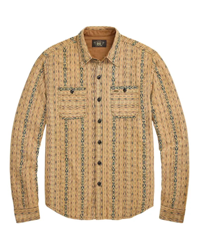 Ralph Lauren Gemustertes Hemd - Gelb Gelb