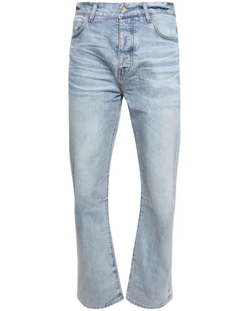 Amiri Gerade Japanese Selvedge Jeans - Blau Blau