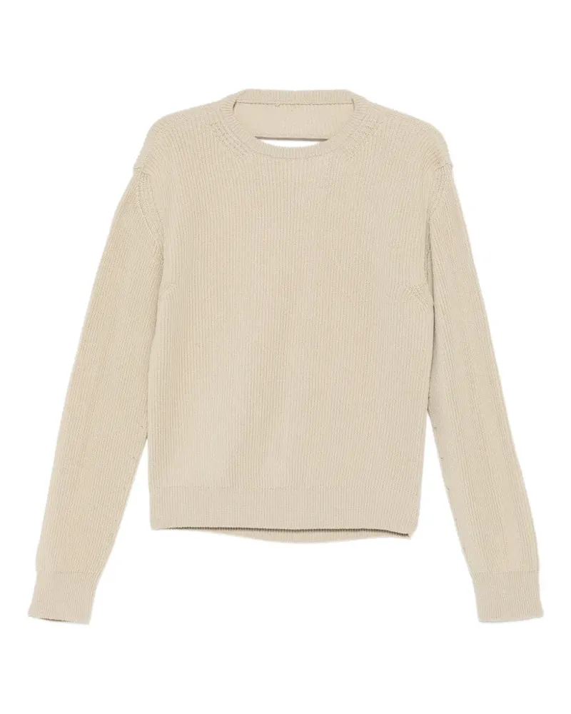 Rick Owens Gerippter Pullover - Nude Nude