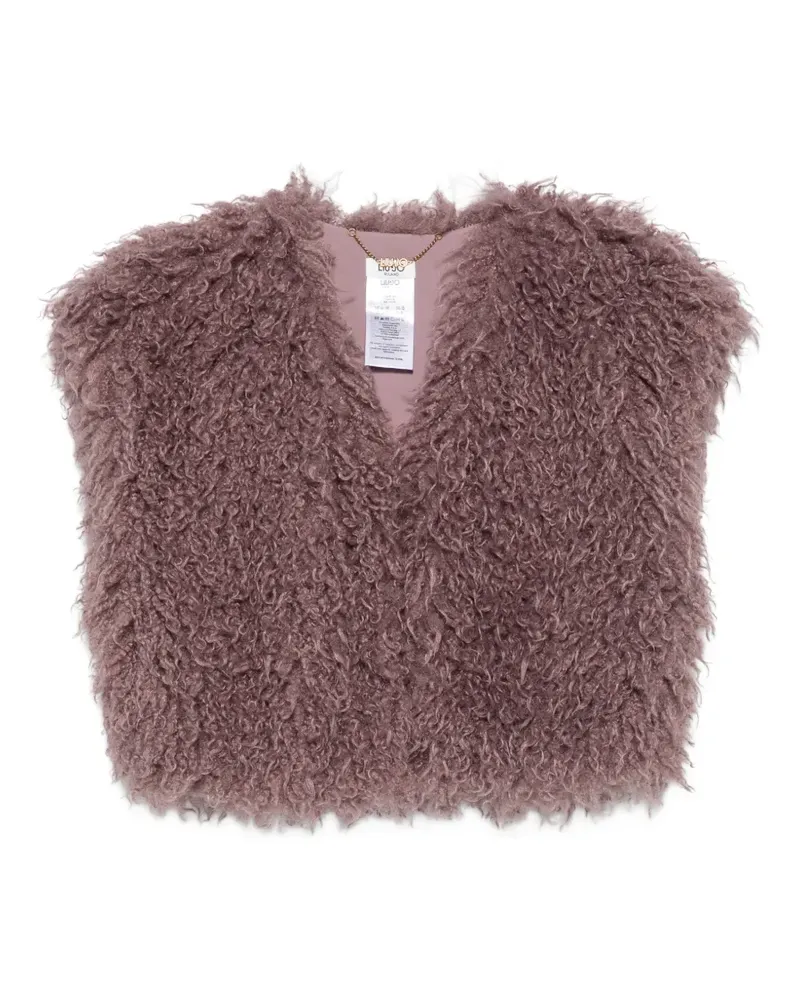 Liu Jo Weste aus Faux Fur - Violett Violett