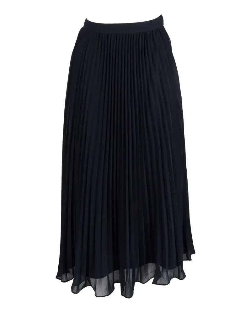 Self-Portrait chiffon pleated skirt - Blau Blau