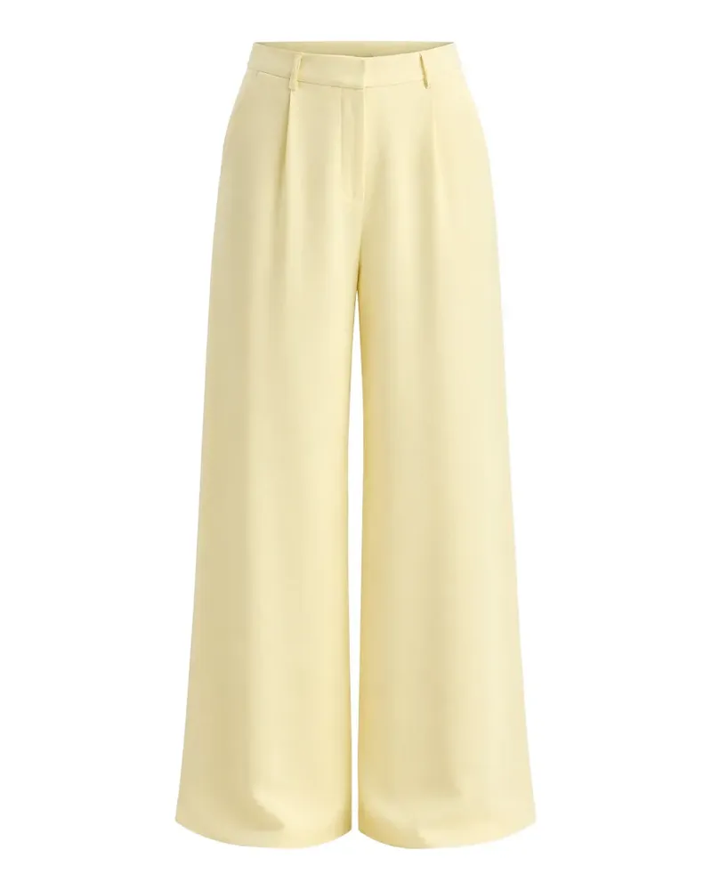 TWP Hudson pleated trousers - Gelb Gelb