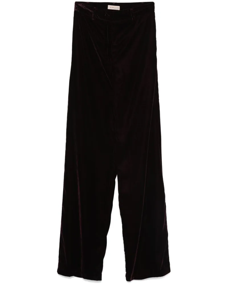Blanca Hose aus Samt - Rot Rot