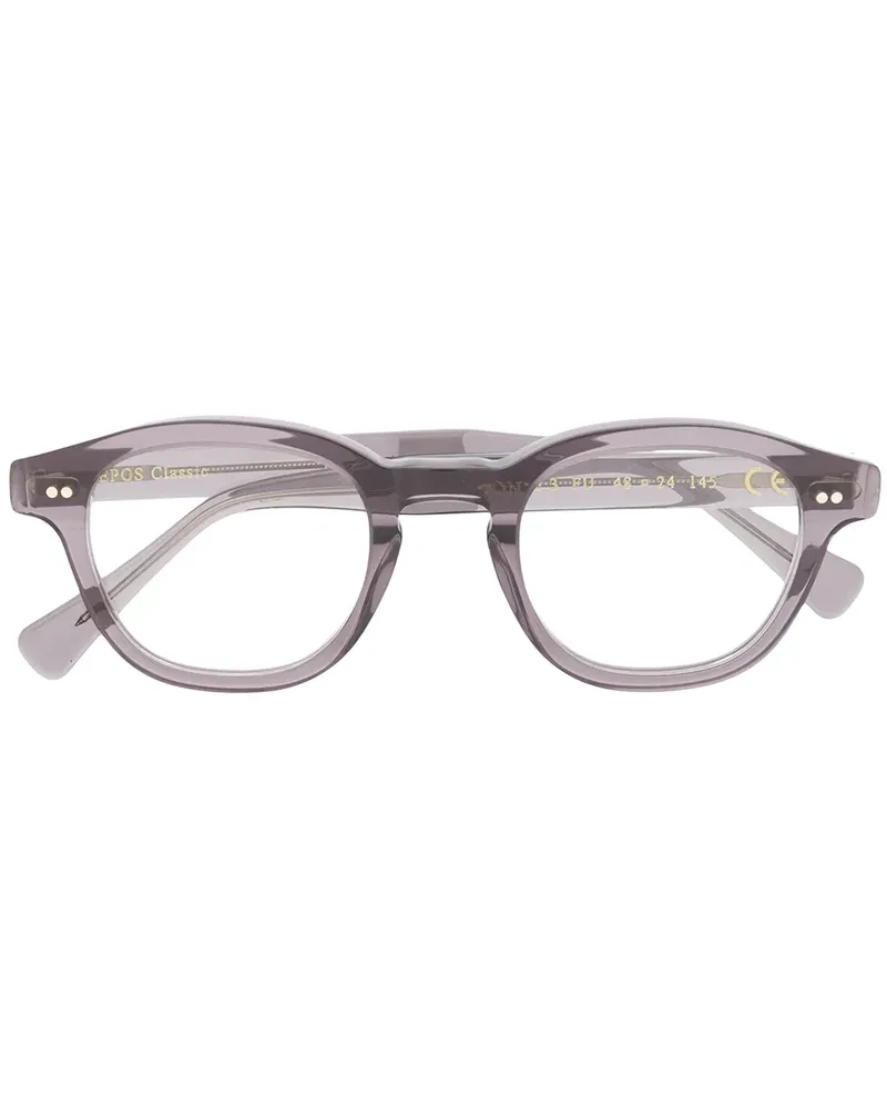 EPOS Runde 'Bronte' Brille - Grau Grau