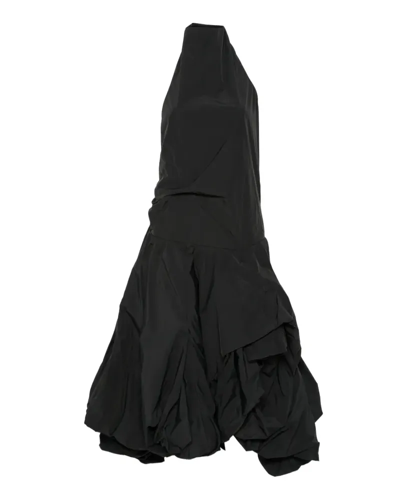 Magda Butrym halterneck midi dress - Schwarz Schwarz