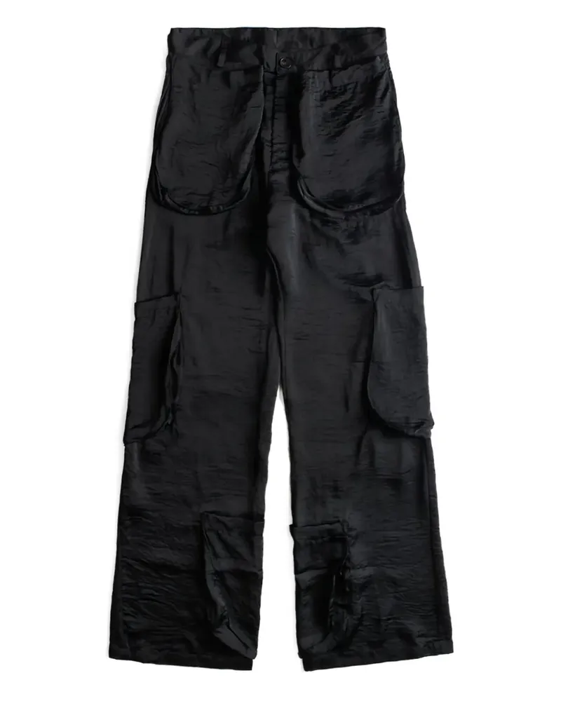 Edward Cuming wide-leg trousers - Schwarz Schwarz