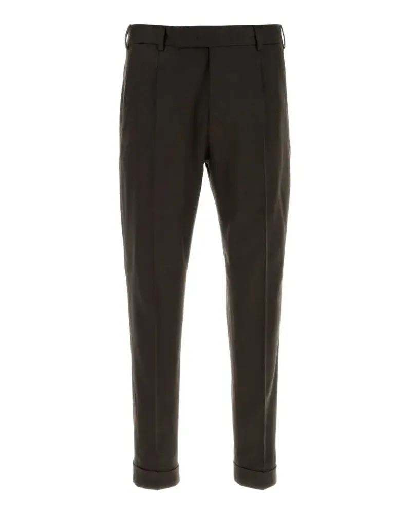PT TORINO zip-fastening tailored trousers - Braun Braun