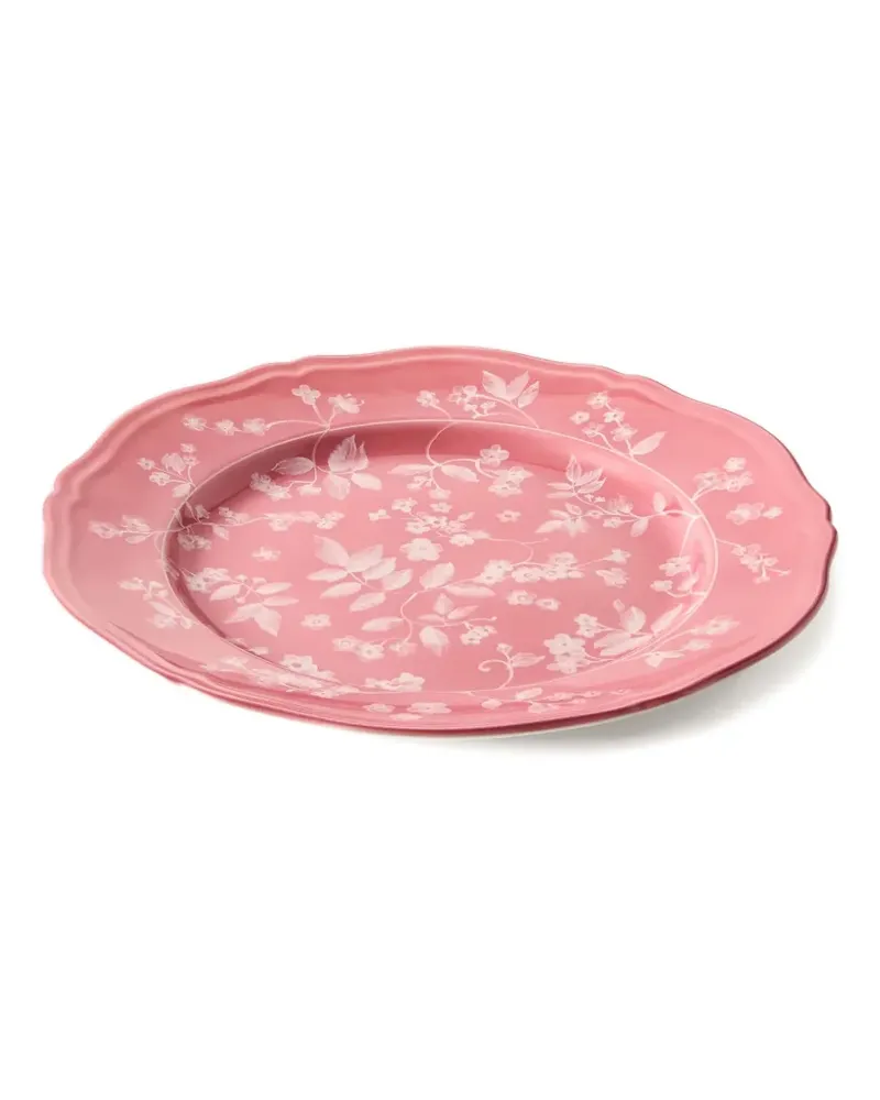 CABANA x GINORI 1735 Teller mit Blumen - Rosa Rosa